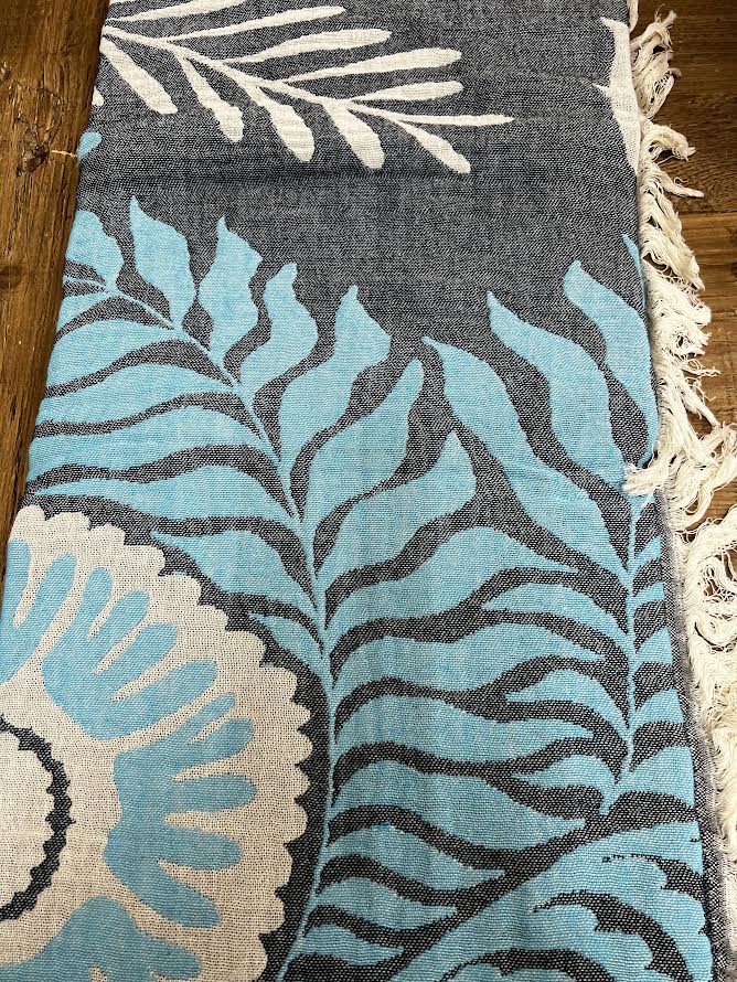 Turkish Towel Jacquard Ocean