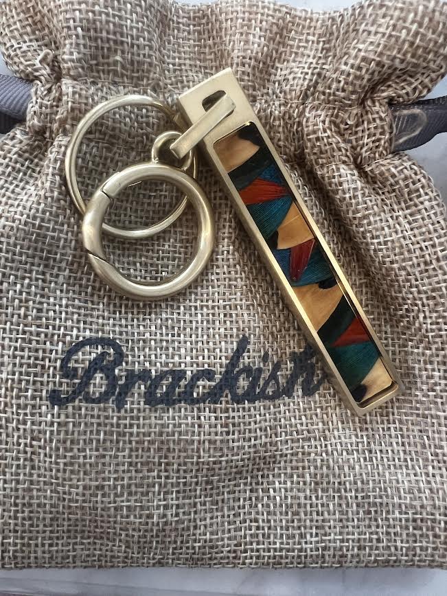 Route 66 - Peacock feather & Phesant Keychain