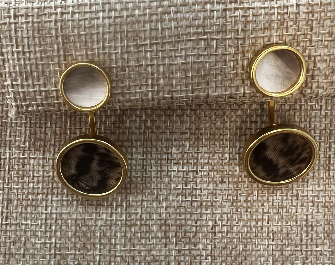Riley Bezel Drop Earring