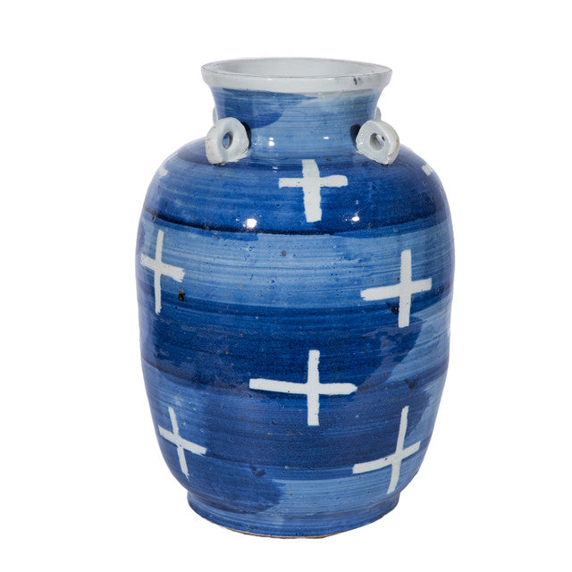 Blue Cross Four Ring Jar