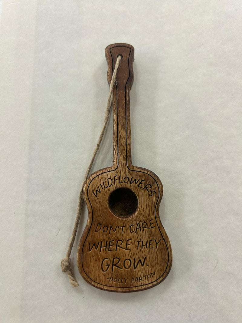 Wooden Guitar Ornament