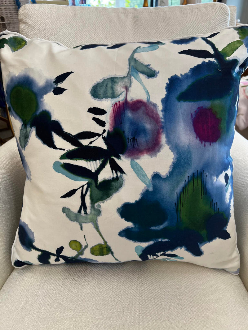 Watercolor Blue Pillows