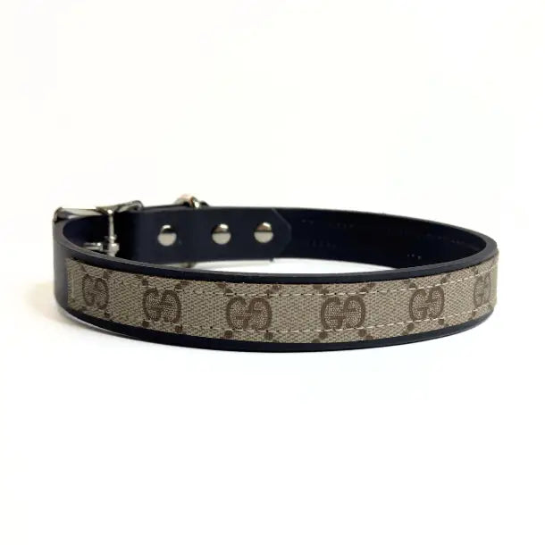 Posh Pet Collar | Upcycled Gucci Small