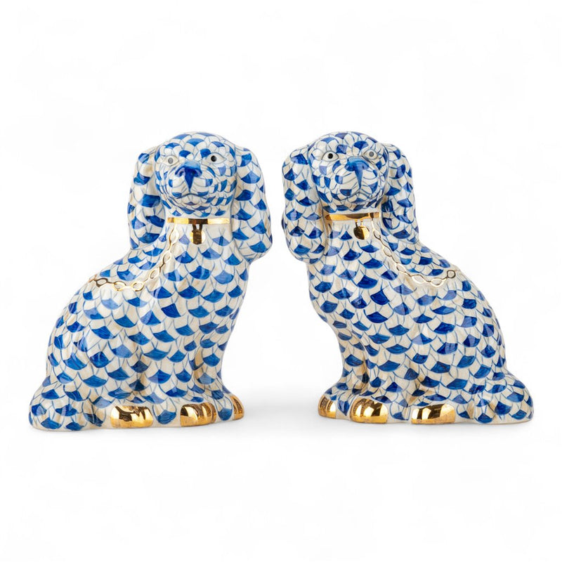 Staffordshire Dogs- Azure Waves Special Edition