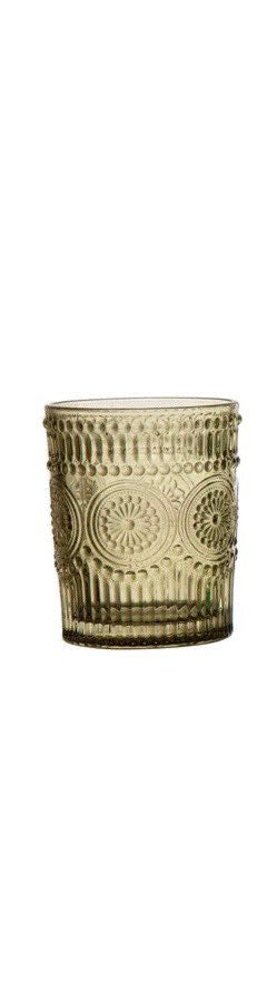 Embossed Drinking Glass