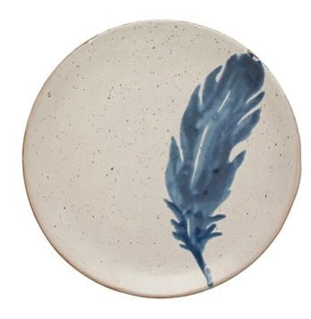 Hand-Painted Stoneware Plate