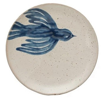 Hand-Painted Stoneware Plate