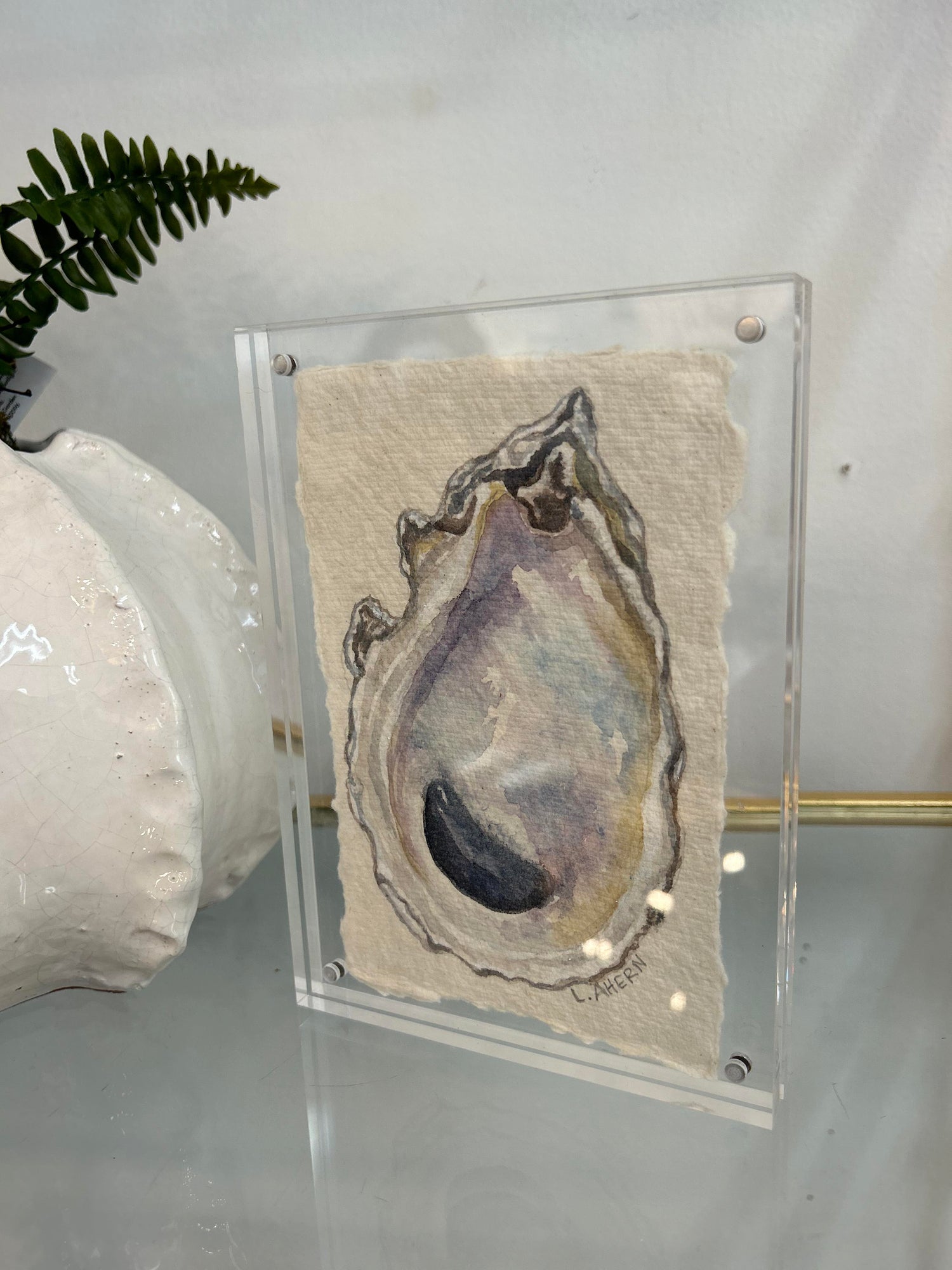 Acrylic Frame Oyster -L.Ahern