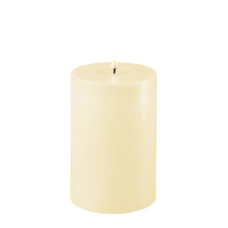 CREAM LED CANDLE 4X6 INCH