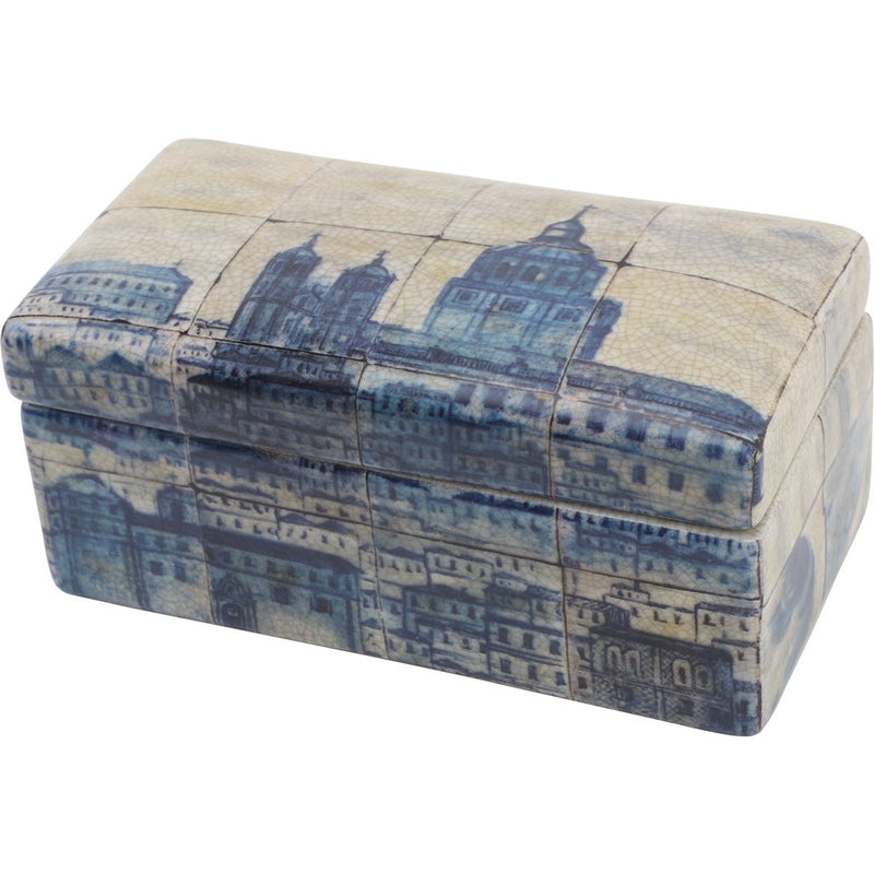 Rectangular Box- Azure Village