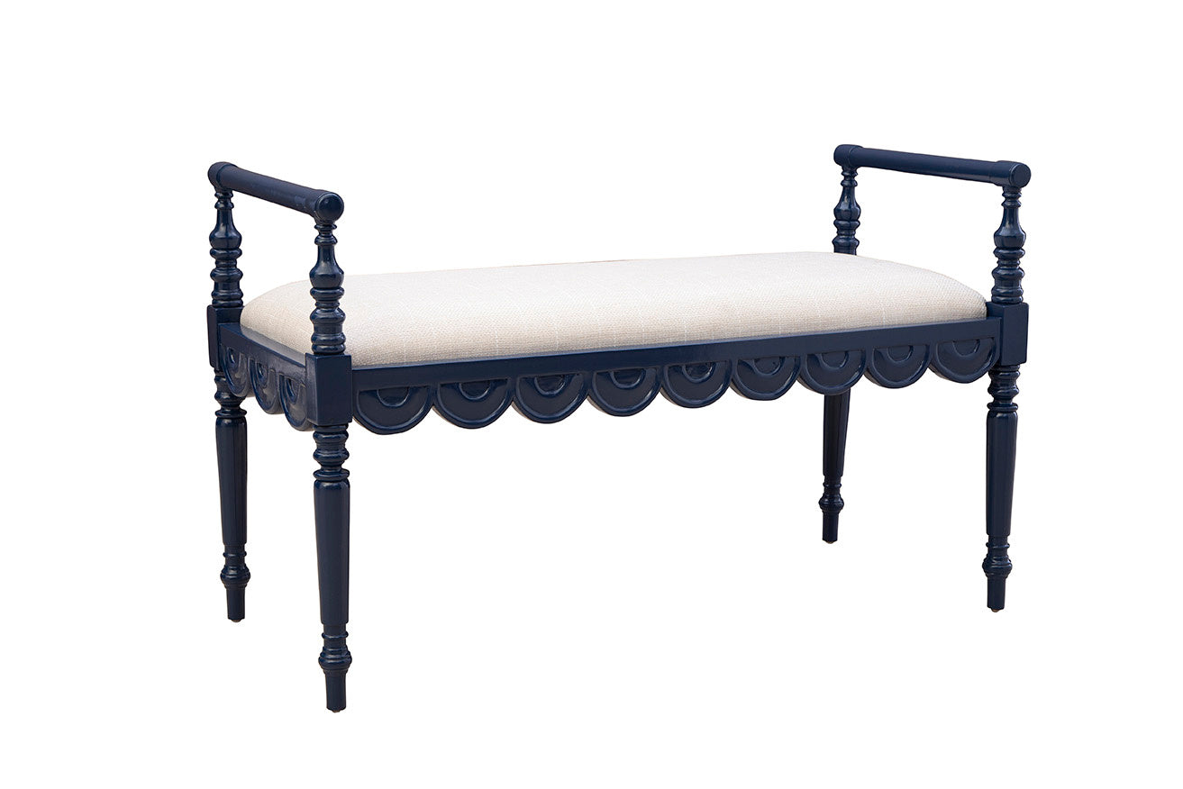 Blue Juliet Bench