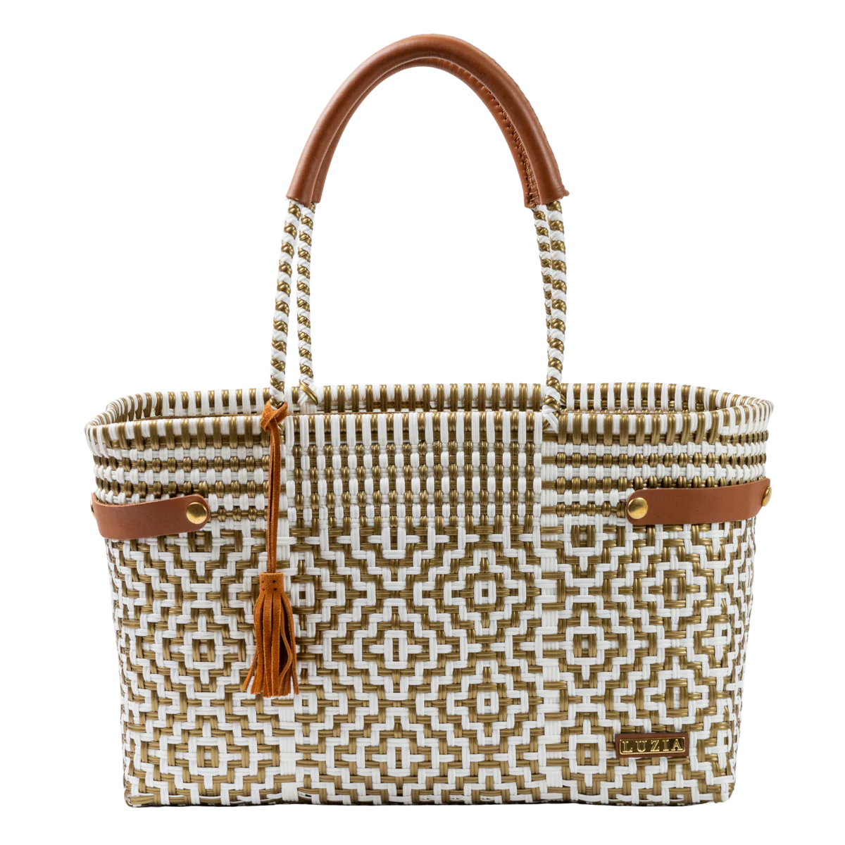 BASKET JUMBO CROSS DIAMOND WHITE GOLD