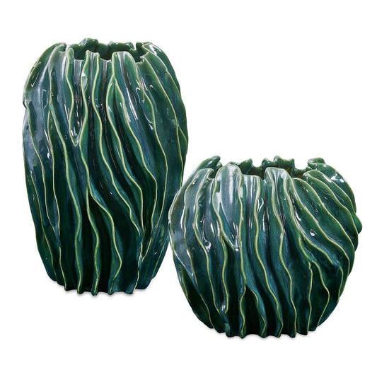 Veridian Ridge Indoor-Outdoor Vases