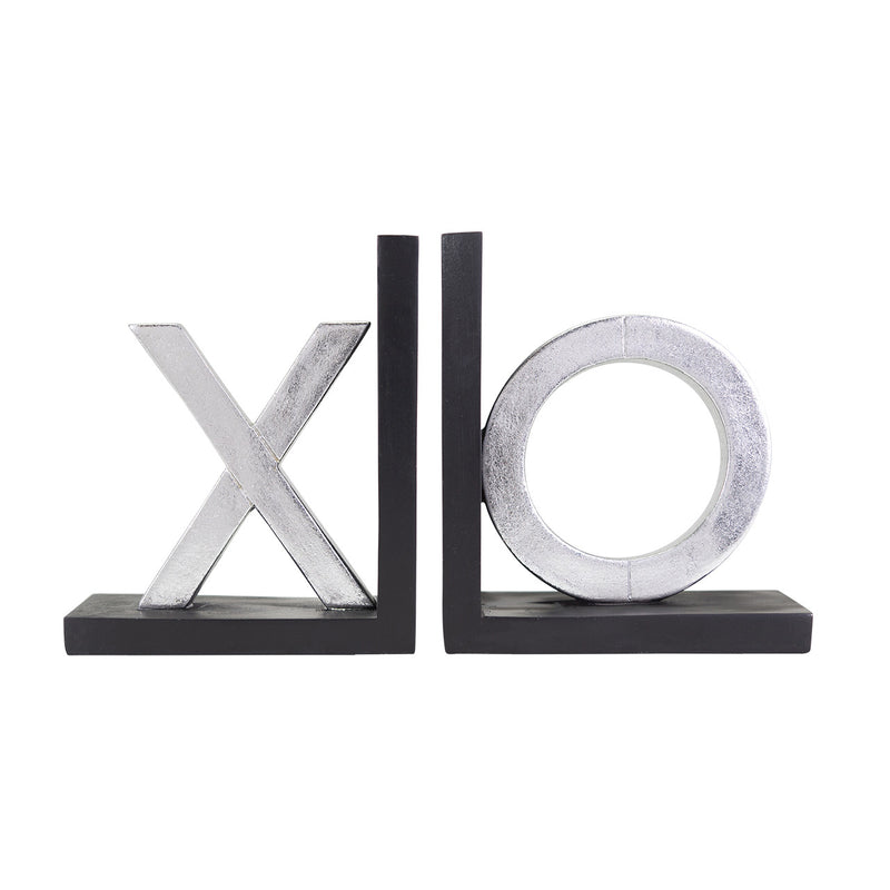 X and O Bookends (Set of 2)