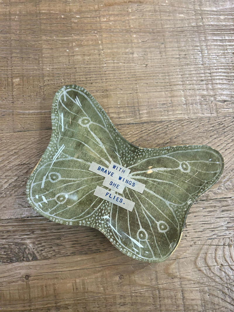 Butterfly Decoupage Plates