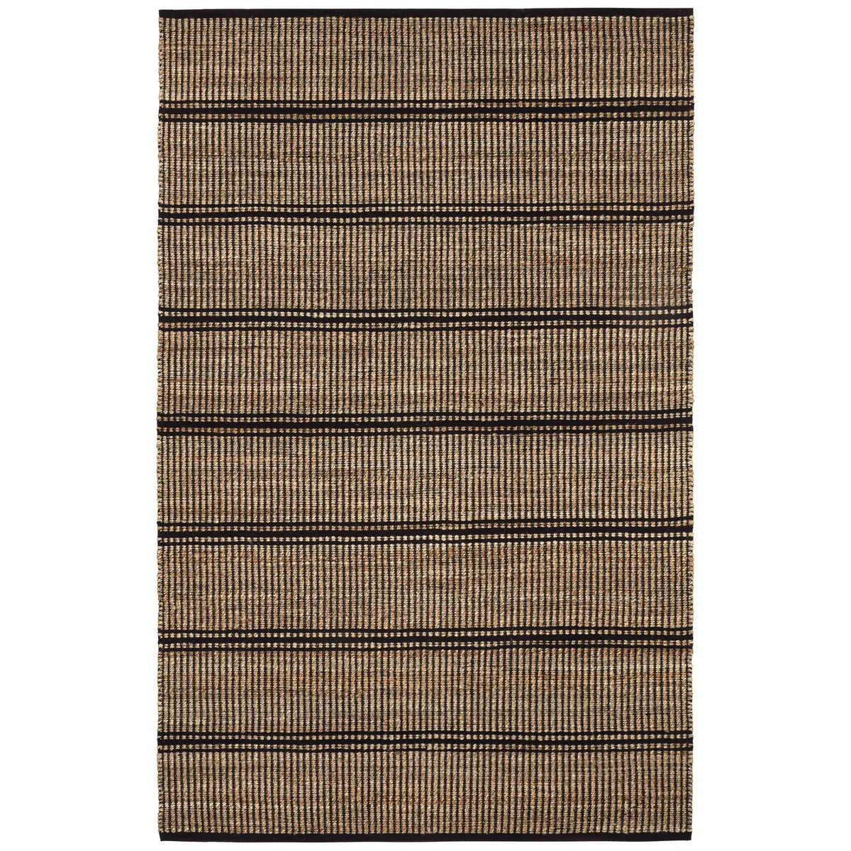 Arbor Black Handwoven Jute Rug