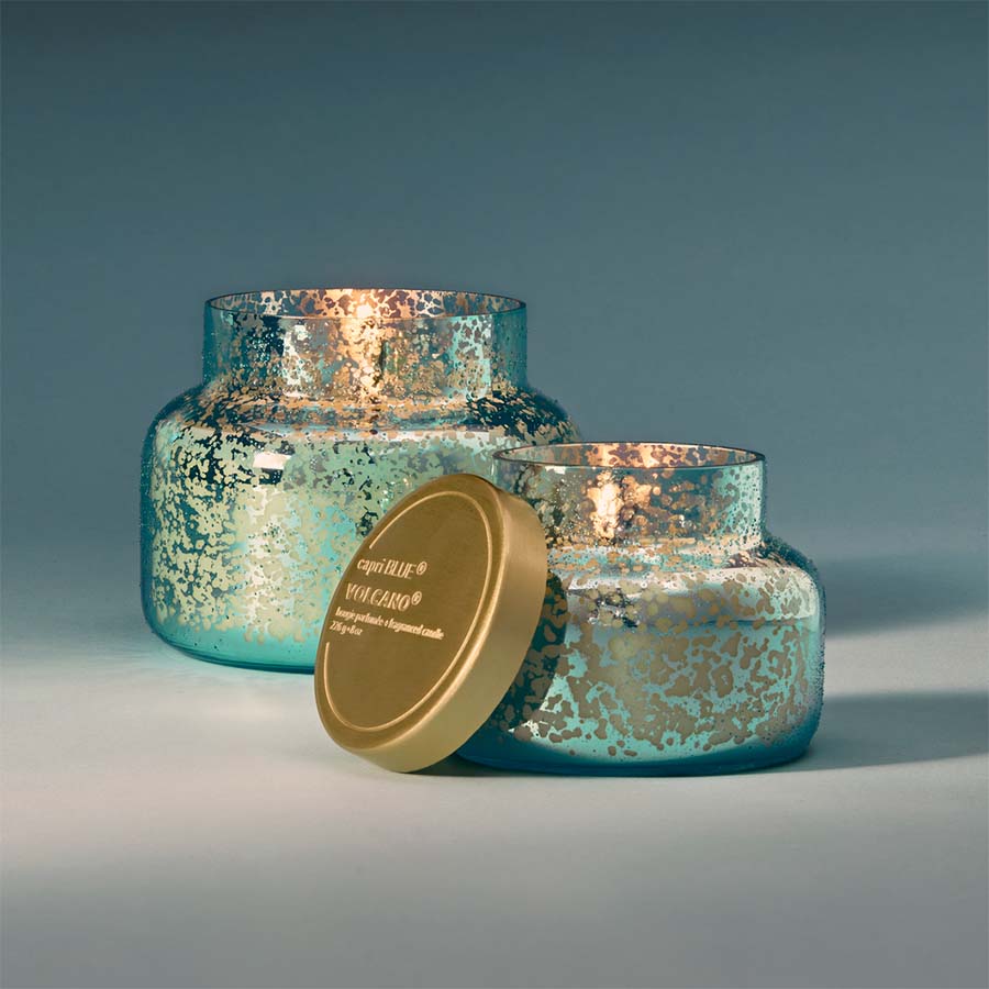 VOLCANO AQUA OPALINE PETITE JAR 8 oz