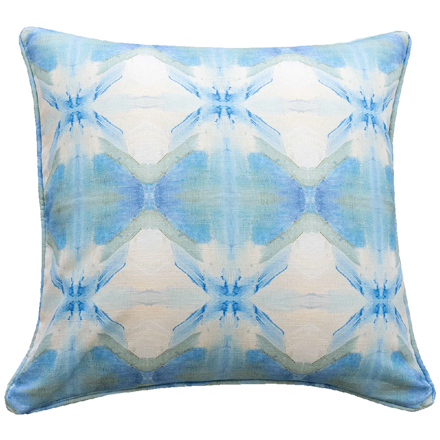 Cerulean Wonder Throw Pillow
