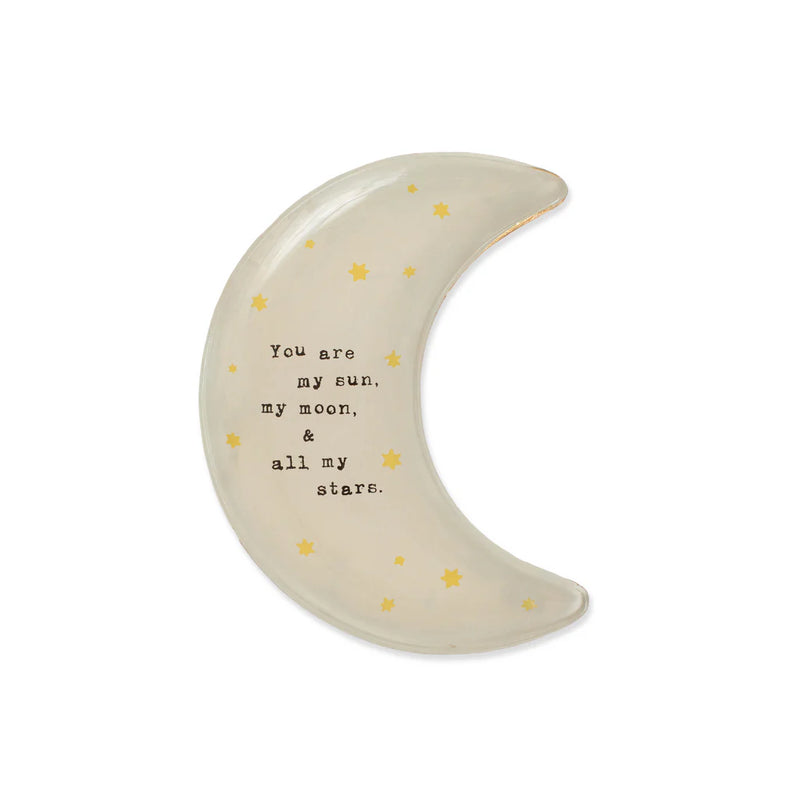 Moon Decoupage Plates