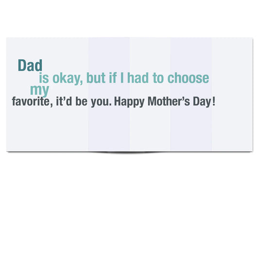 Dad Fave Card