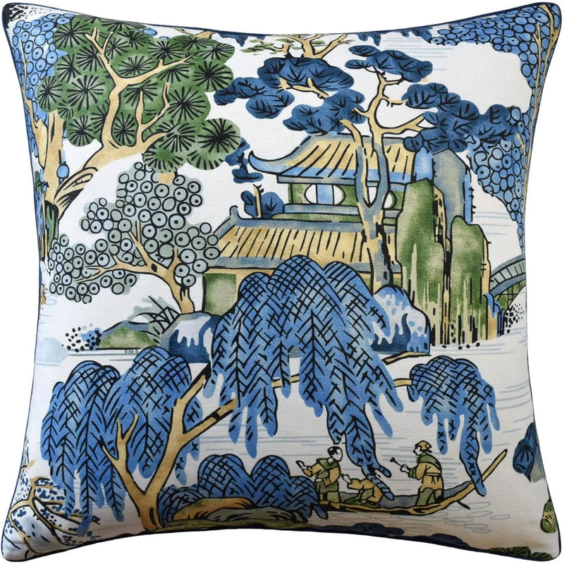 ASIAN SCENIC BLUE GREEN
