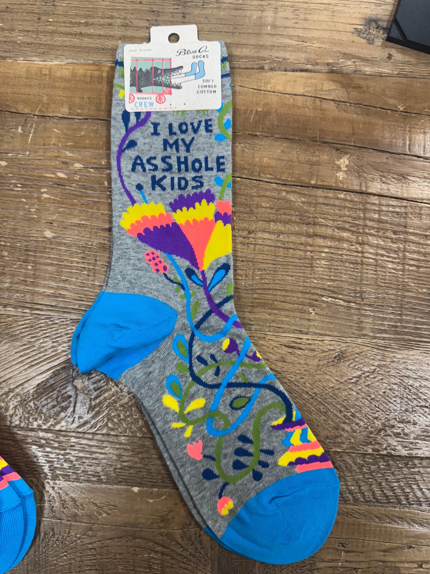 Love My Asshole  Kids Crew Socks