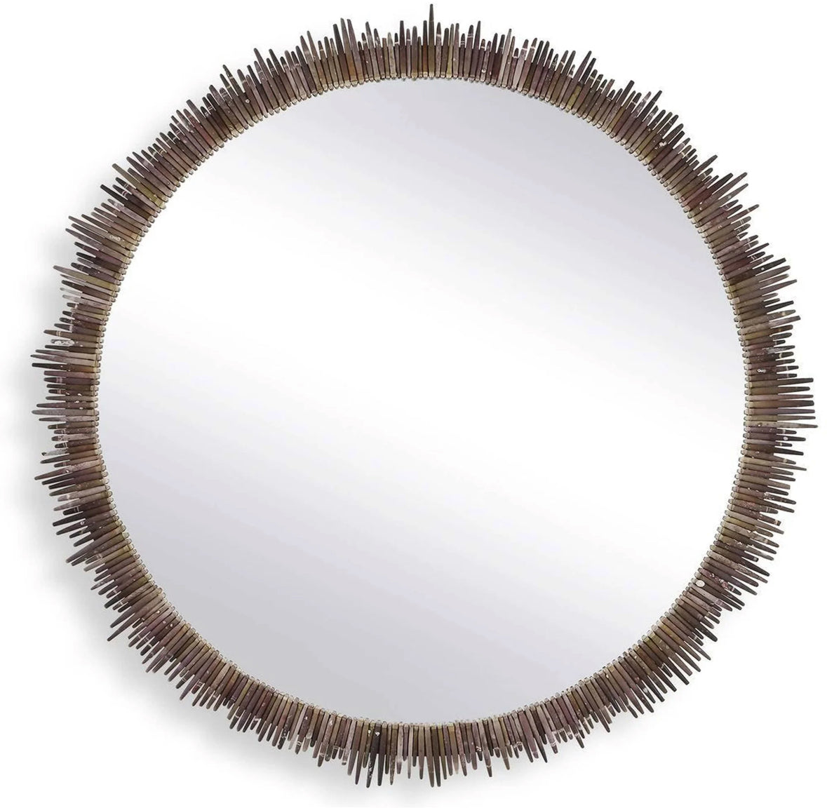 Tiger Sea Urchin Round Mirro