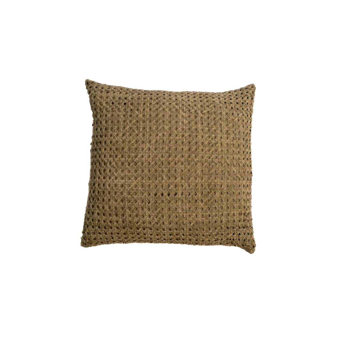 RATTAN SUEDE PILLOW – FOREST