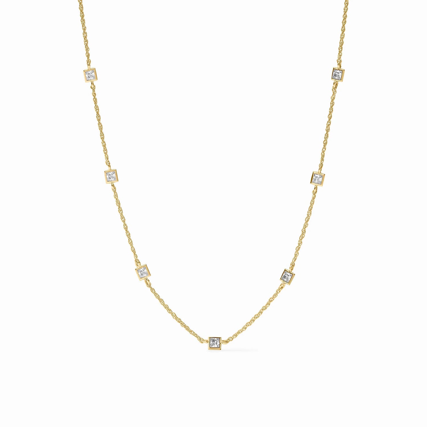 Jolie Delicate Station Necklace