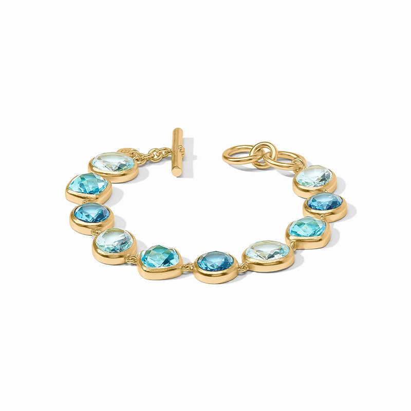 Kaleidoscope Tennis Bracelet - Bahamian Blue