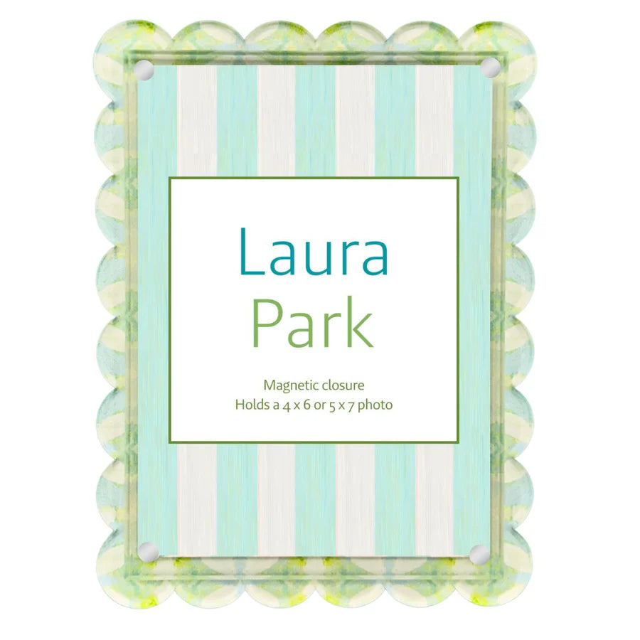 Elephant Falls Scalloped Picture Frame
