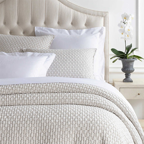 Lodi Sand Matelasse Coverlet