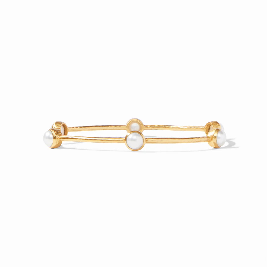 Milano Luxe Bangle-Pearl-M