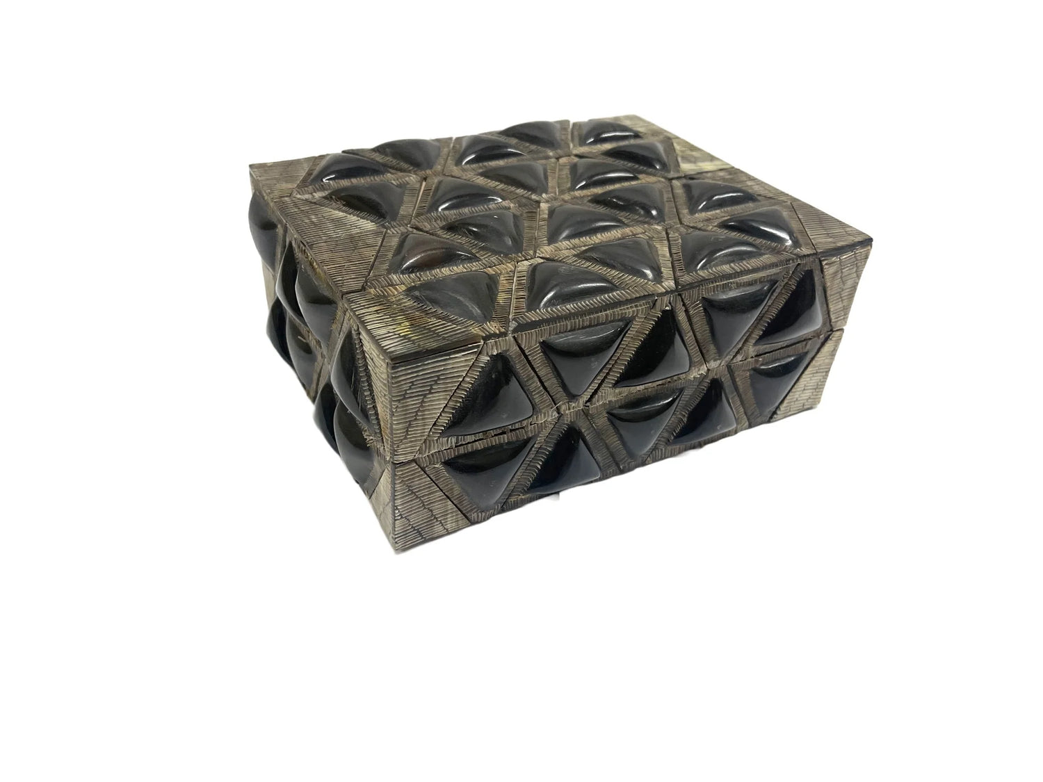 Black Horn 3-d triangle designed box