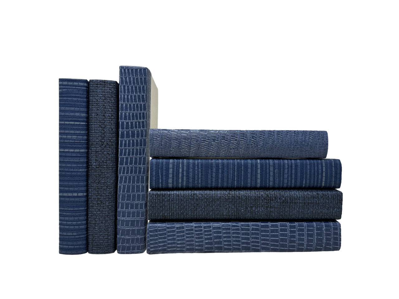 Navy Grasscloths and Reptile Books