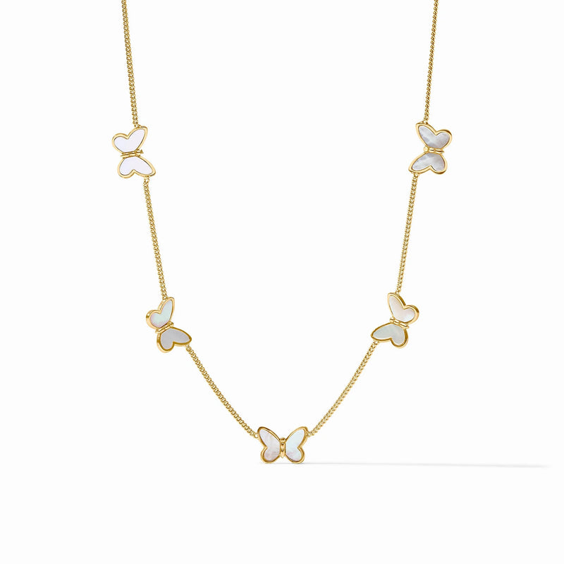 Papillon Delicate Station Necklace