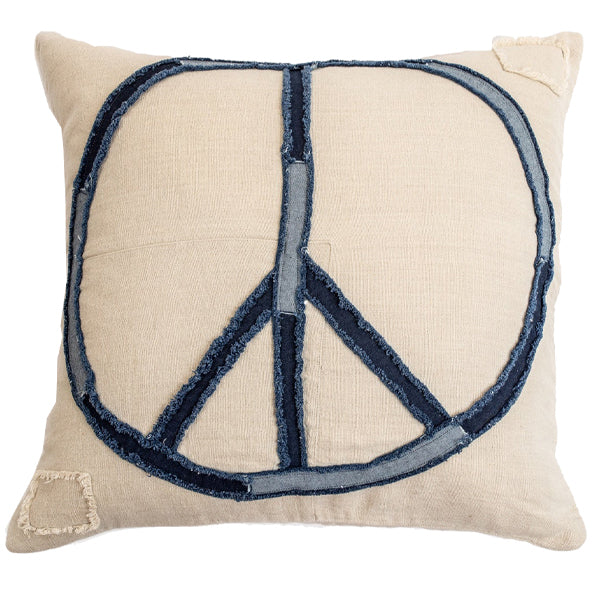 Peace Stitched Pillow