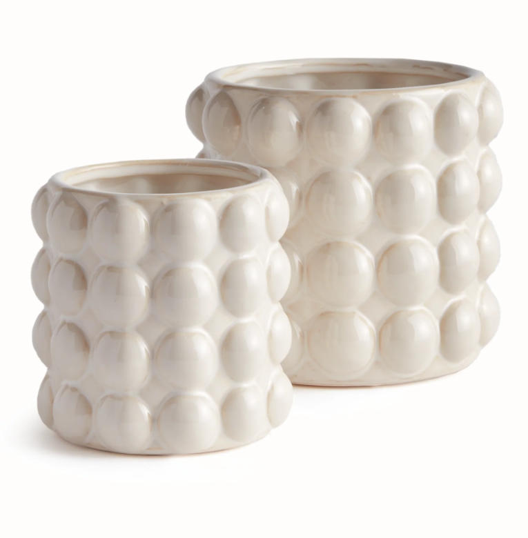 VALENCIA POTS-WHITE