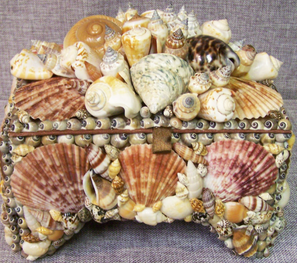 Mixed Shell Footed Box
