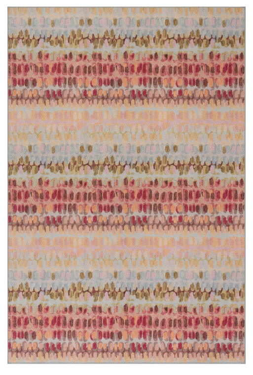 Paint Chip Pastel Machine Washable Rug