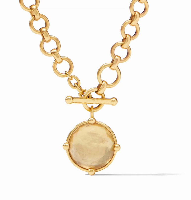 Honeybee Demi Necklace-Iridescent Champagne-OS