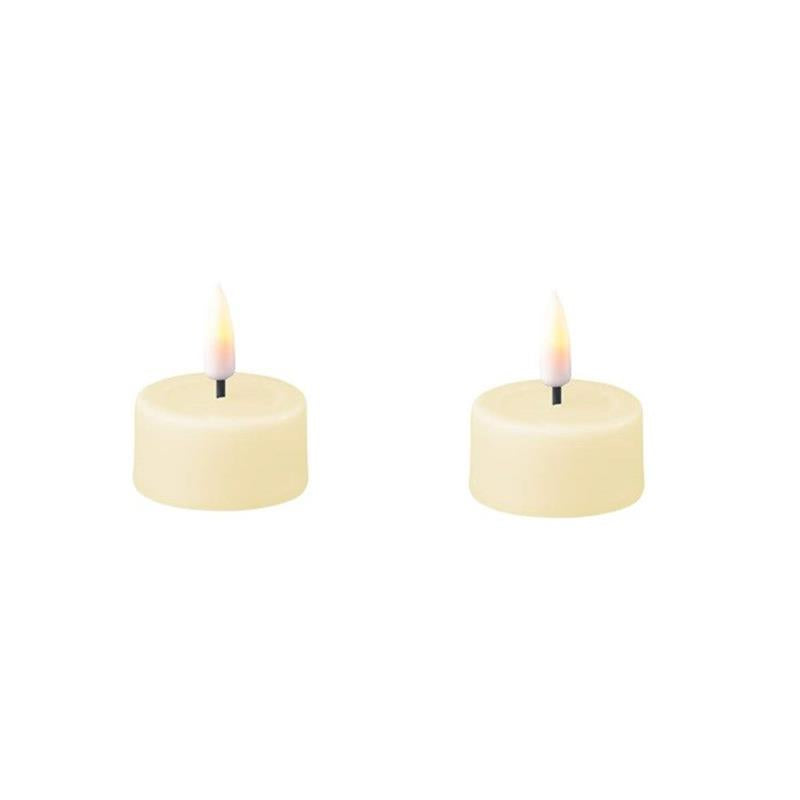 CREAM LED TEALIGHT PAIR