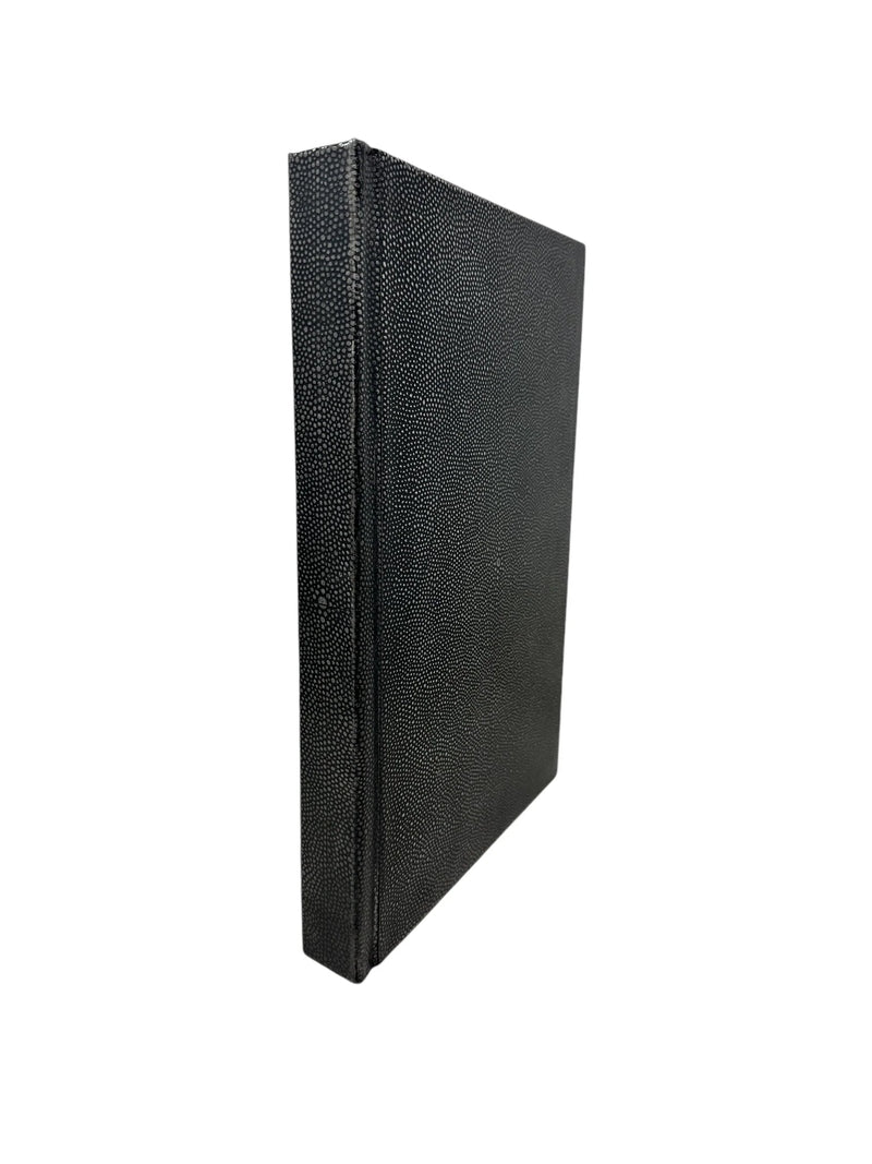 Full Charcoal Shagreen Journal
