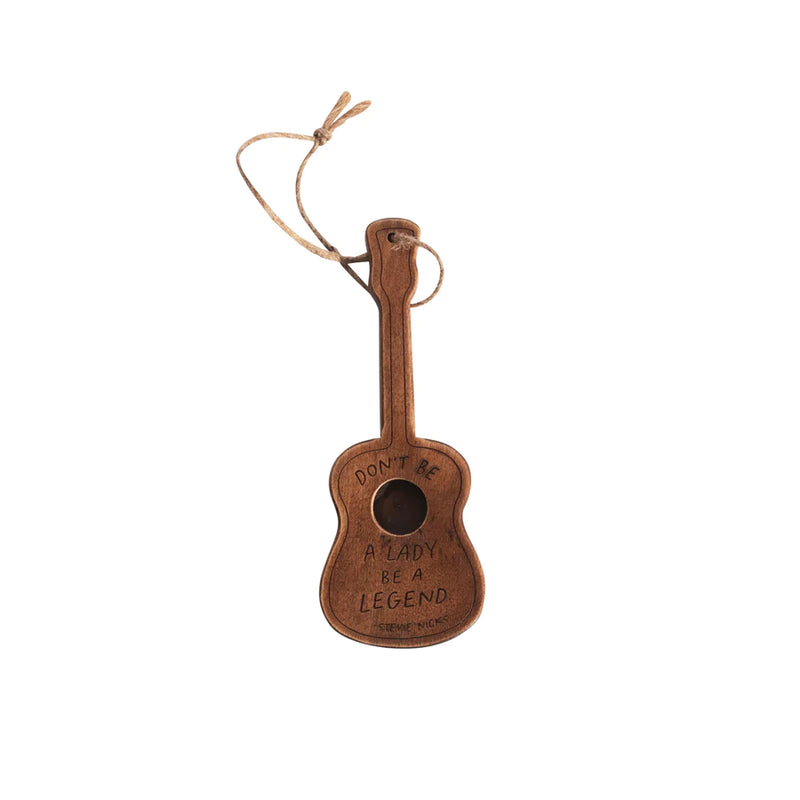 Wooden Guitar Ornament