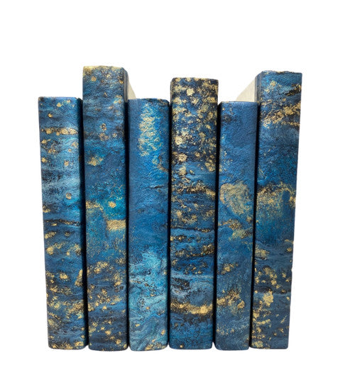 Mottled Blue & Gold Fusion Book