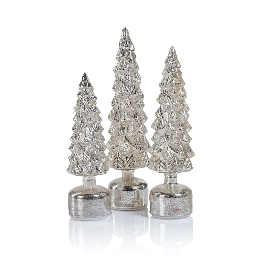 Mountain Pine Rotating LED Trees