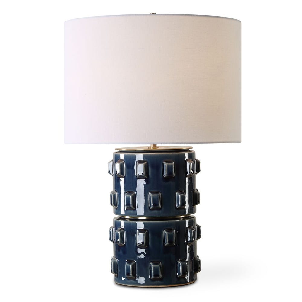 Navy Table Lamp