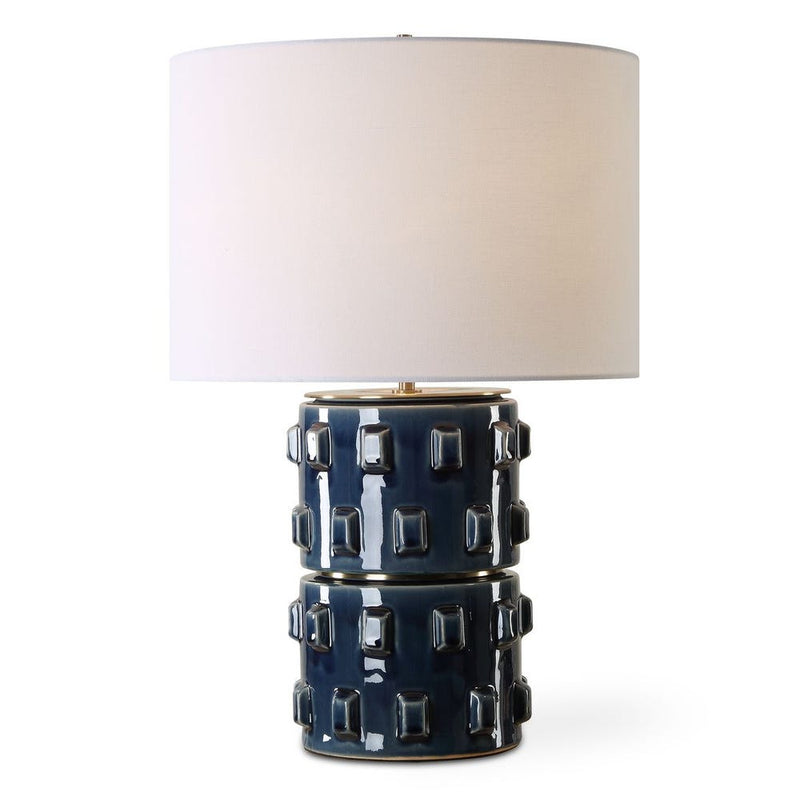 Navy Table Lamp