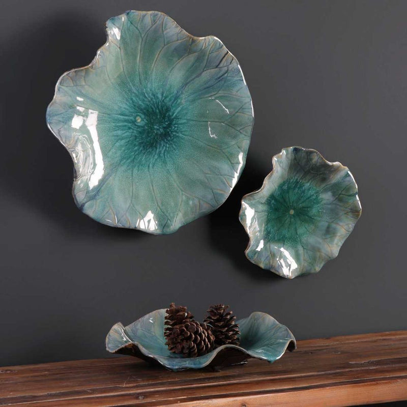 Abella Ceramic Indoor-Outdoor Wall Decor