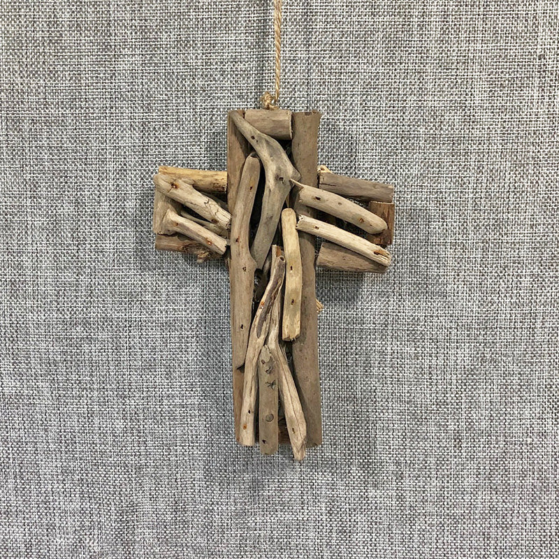 Driftwood Cross Ornament